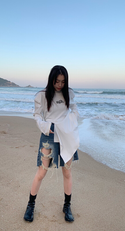 New year in early spring! [9hour] niche cut fashion versatile denim shorts 90287# zxl