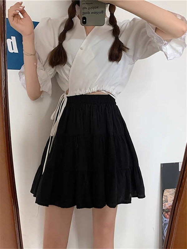 [Shangpin Wanqian] Korean version sweet high waist short skirt ys1-239# hjy