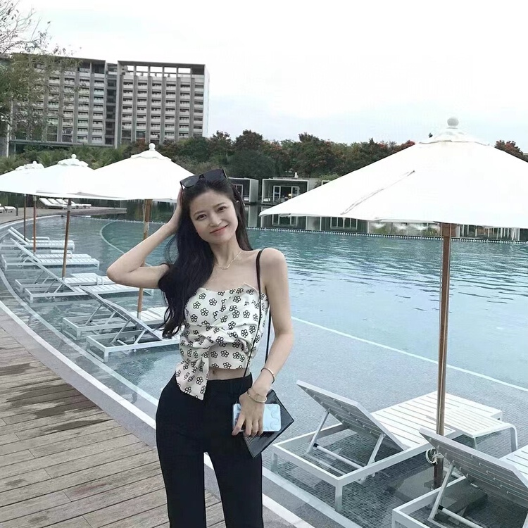 [six] temperament design bra shirt 06190# PCZ
