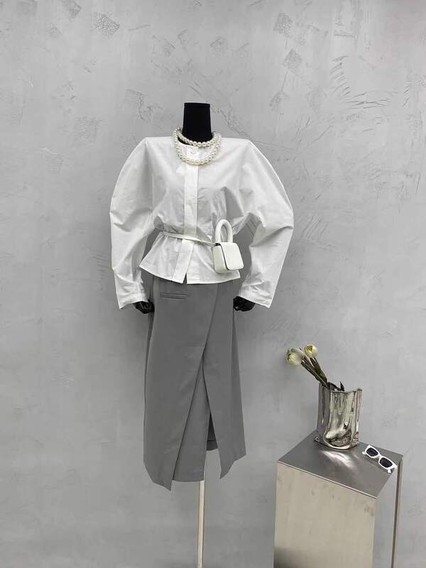 Cxdhh / new in early spring! [strict selection - planting grass and trees] Korean version of clean color straight skirt xc11-fu50393# zxl