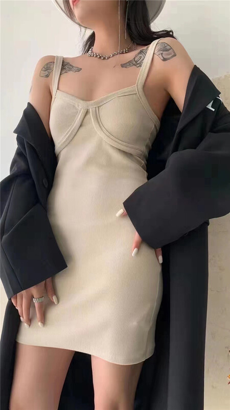 [Hb] pure sexy slim suspender dress 8215# PCZ