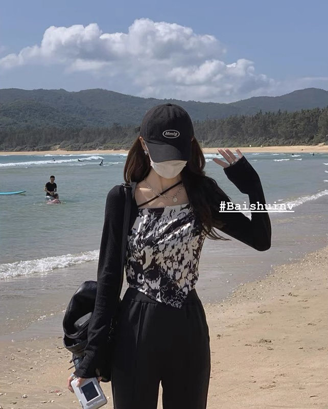 New year in early spring! [Amanda] pure desire for wind, irregular fake two small shirts 1312# PCZ