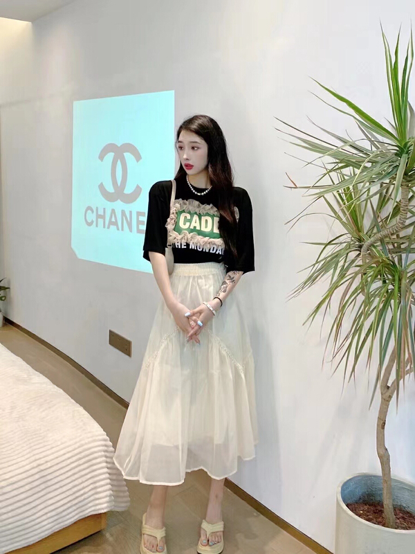 [m2+] design mesh letter short sleeve T-shirt (short sleeve sold separately) 6053-1\wtt