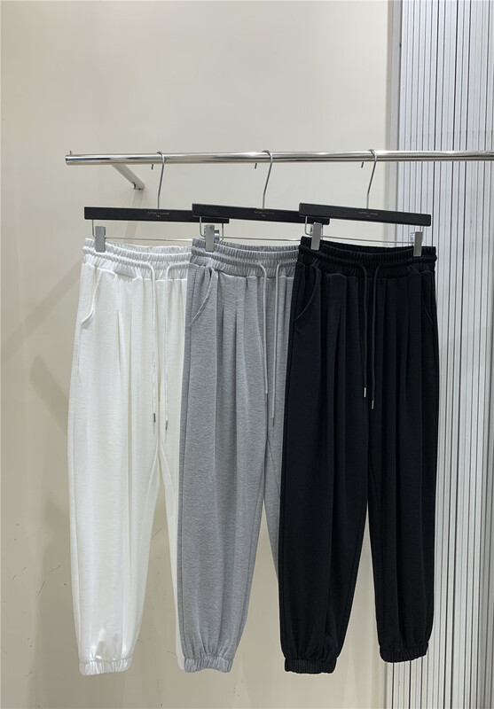 New year in early spring! [CGC] drawstring elastic waist comfortable casual pants 8003# ZZL