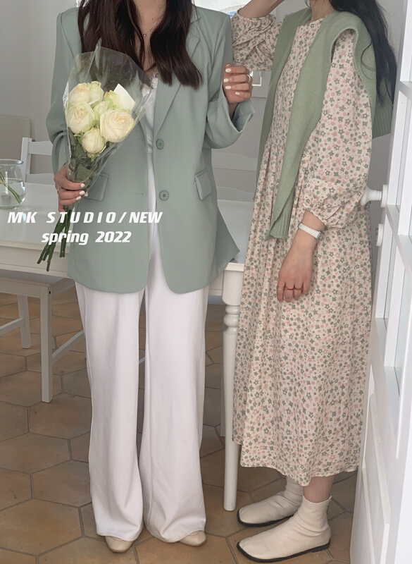 New year in early spring! [MK] Korean soft floral dress 3015# hjy