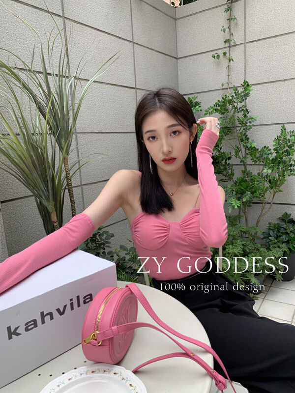 New in early summer! [ZY] sense of design small slim knit 68231# ozq