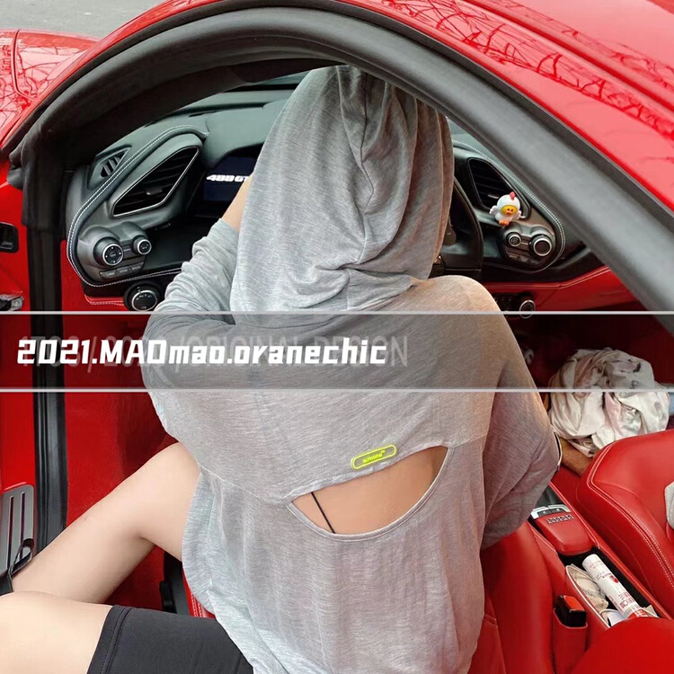 New in early summer! [Maomao] Korean hooded Pullover sunscreen shirt 8831# WTT