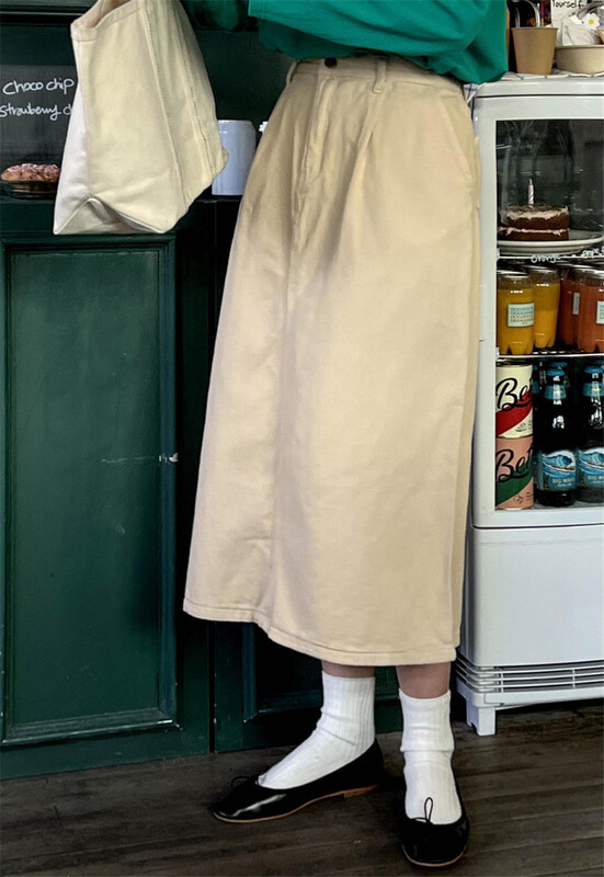 Original price 98.99! New year in early spring! [acme group] Korean fashion design back split skirt 0355# CLS