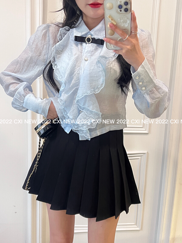 New year in early spring! [CXI] high waist, slim and versatile skirt a9022# jhy