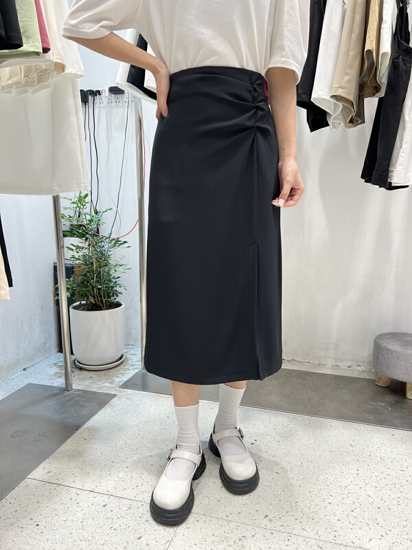 [Shufeng] Korean pleated A-line skirt 5856# LSL