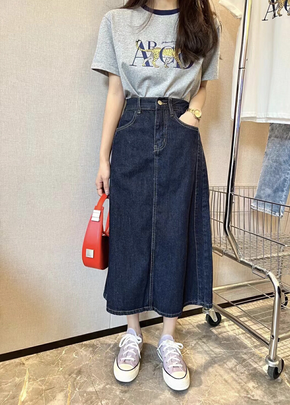New in early summer! [M +] Korean slim a skirt m3699-1# CLS