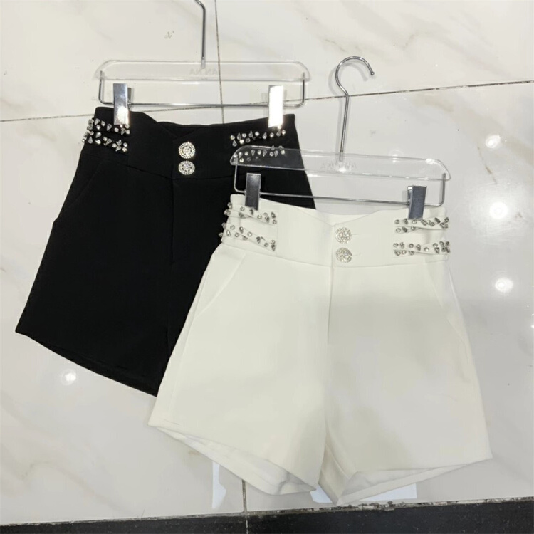 Spot! New in early spring! "ANNA" basic Joker solid color casual shorts 5091# JJ