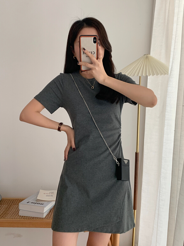 New year in early spring! [victory. 2] Korean irregular hem dress b100# WPL