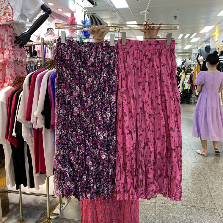 goods in stock! New in early summer! [Na +] vintage floral skirt 3018# XYY
