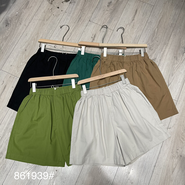 New in early summer! [fabric] Korean loose and versatile casual shorts 861939# L
