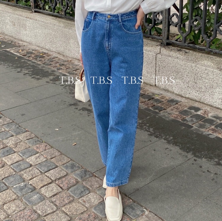 New in early summer! [t.b.s] washed versatile straight jeans 8806# lwy