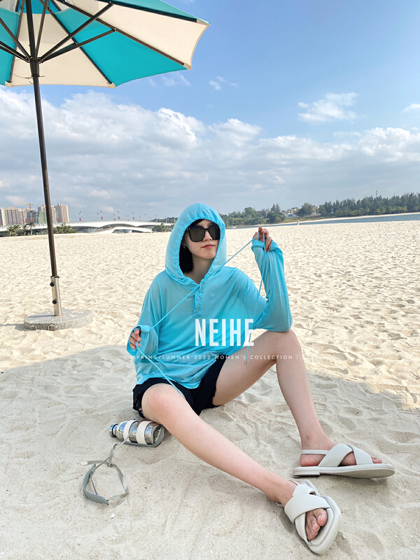New year in early spring! [neihe] Korean fashion versatile sunscreen shirt 11303# zxx
