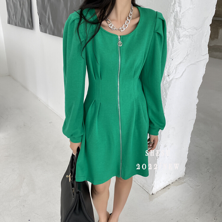 New year in early spring! [she Su] Korean retro slim women's dress 6912# zxx