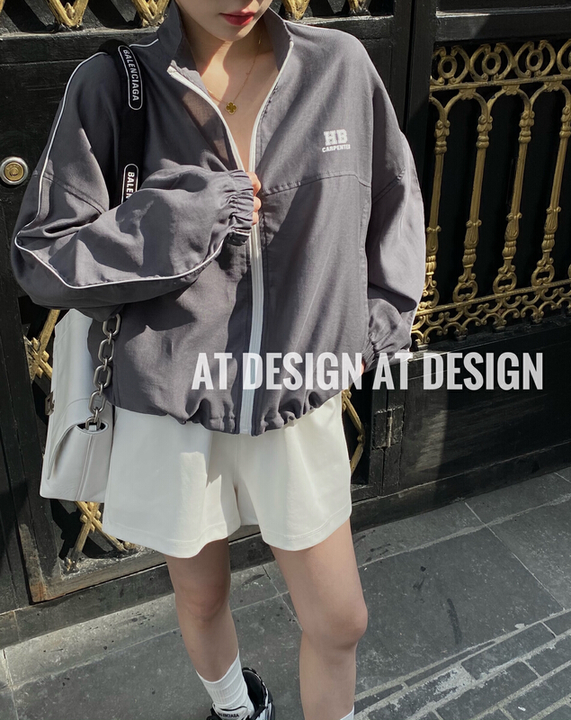 goods in stock! [at] Korean casual letter jacket 93101# LSL