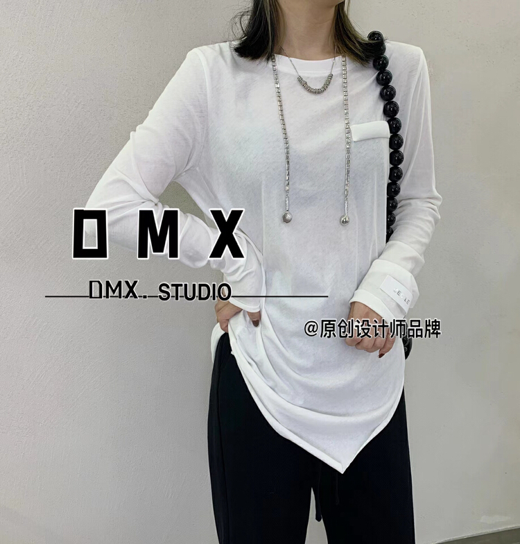 New year in early spring! [DMX] irregular design versatile shirt 6958# XYY