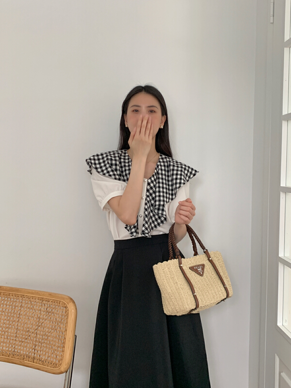 New in early summer! [new open] Korean fashion small design shirt fy22629# zxl
