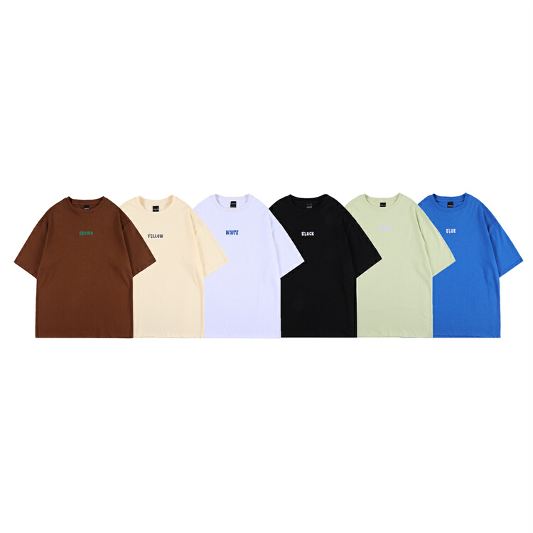 [venue] simple and versatile design small letter short sleeve T-shirt zd897# CSX