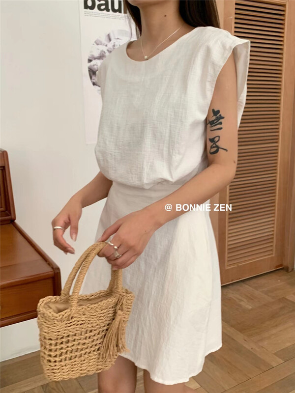[Bonnie] simple, loose and elegant dress 2342# XYJ