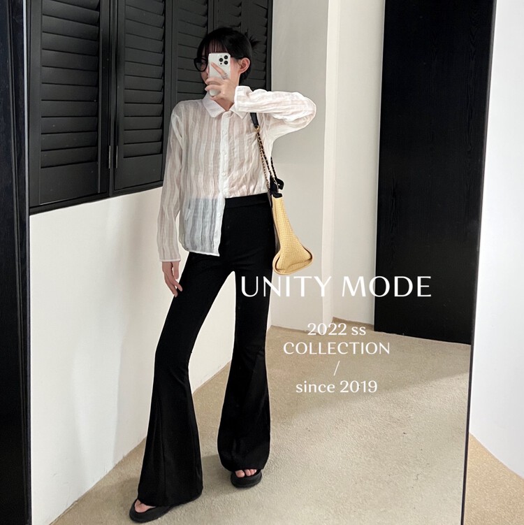 New year in early spring! [unit] high and thin, high waist horn, slightly spicy floor mopping casual pants 6301# cqw