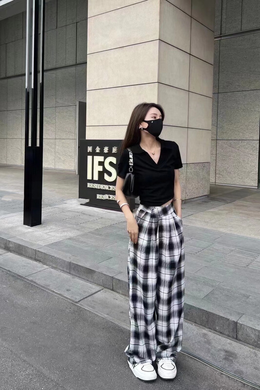 Casual pants [CW # QDO # Plaid]