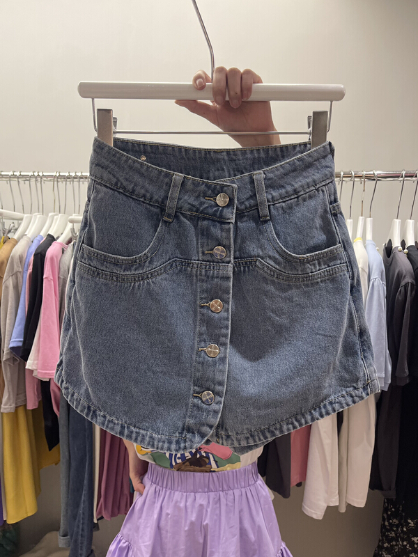 [Hanan] Korean versatile slim skirt 6963# LSL