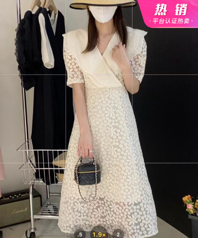 [y.jia Yijia] Korean slim fitting retro dress ys1-6798