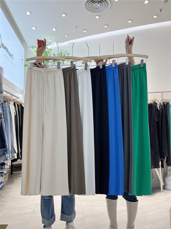 Early spring! [iris iriisy] simple retro western style age reducing casual pants 5703# LSL