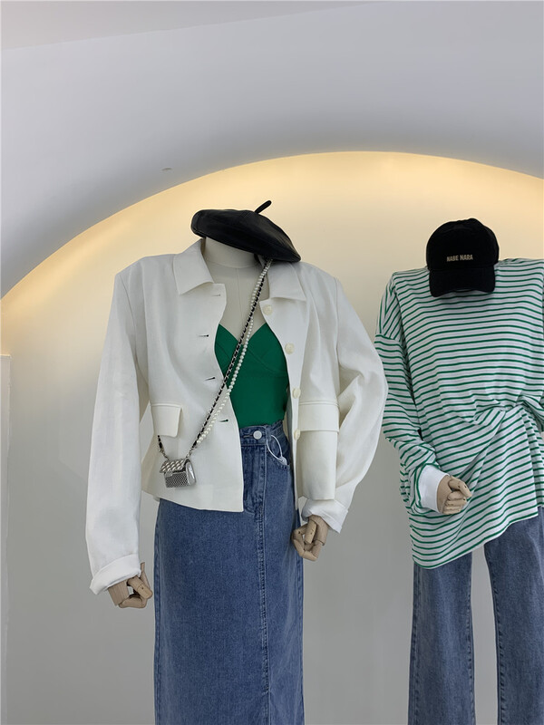 goods in stock! Cxdhh / new in early spring! [strict selection - planting grass and trees] Korean version single breasted casual jacket xb4-w8089# cqw