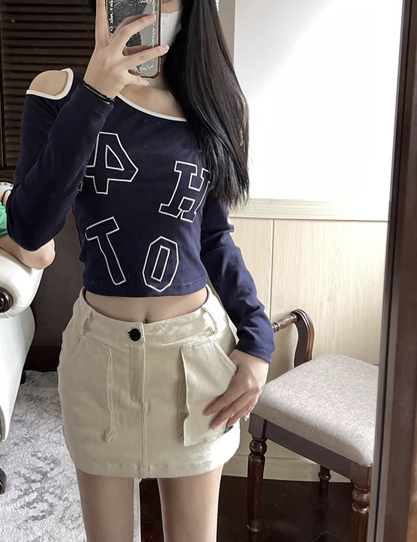 New in early summer! [L.L studio] high waist slim skirt (Fashion) 7621# PCZ