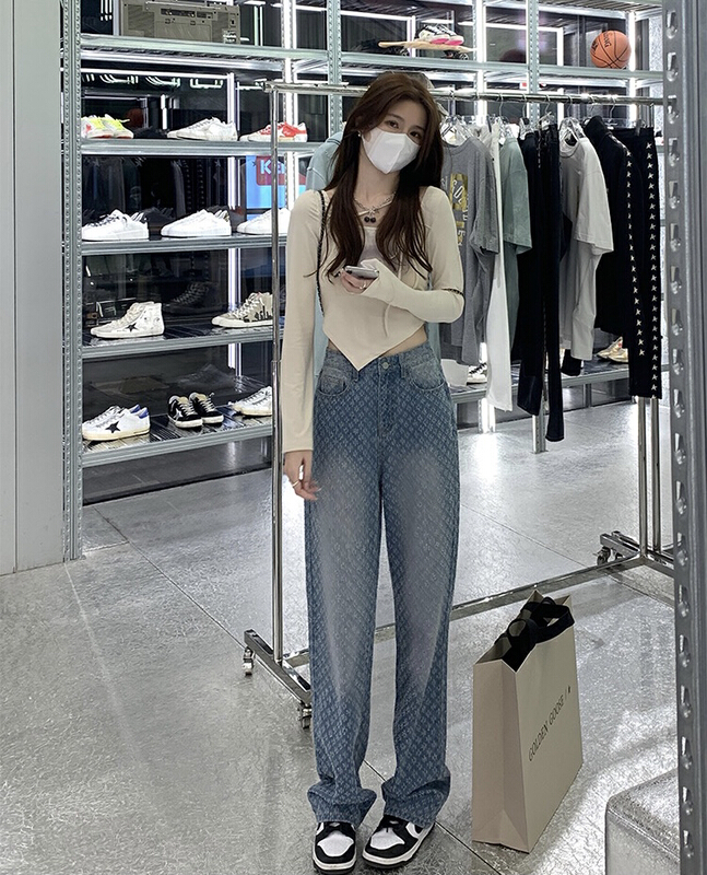 [savage] design straight baggy jeans e8222# WPL
