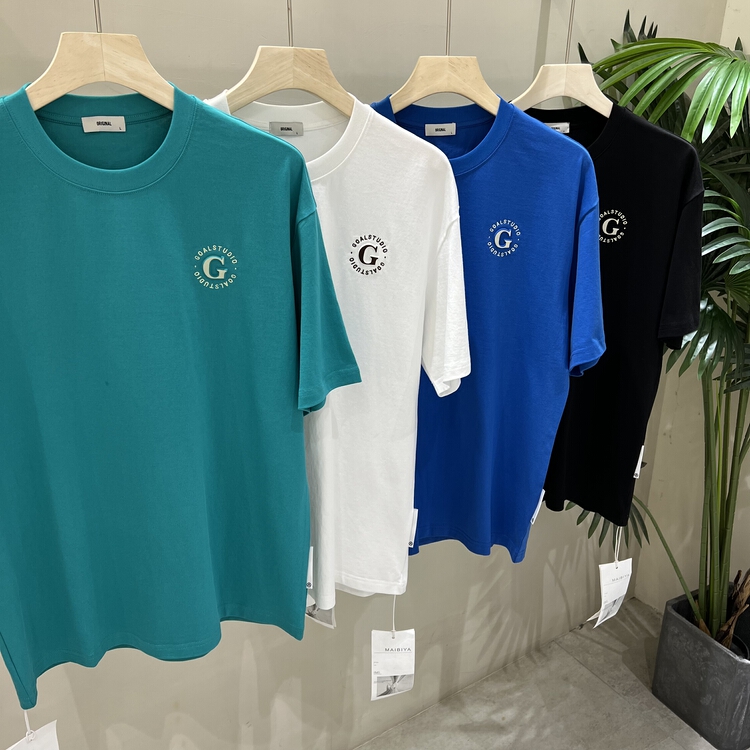 New in early summer! [maibia] Japanese simple letter embroidery short sleeve T-shirt tn2839# ZZL