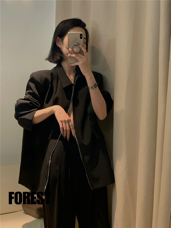 New year in early spring! [forest] zipper fashion Korean jacket a-8059# L