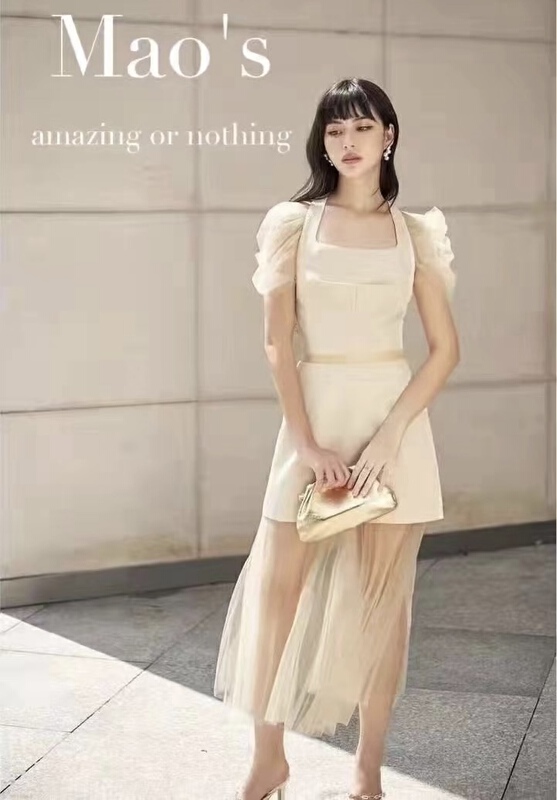 New year in early spring! [Mao's] niche design versatile dress ys1-6468# JJ