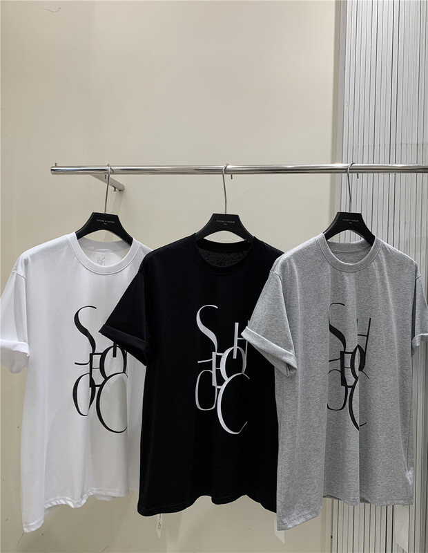 New year in early spring! [CGC] Korean round neck loose letter printed short sleeve T-shirt 0616# ZZL
