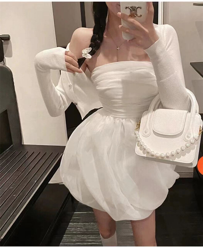 New year in early spring! [tangtangtangjia] pure style sexy bra dress 2726# PCZ