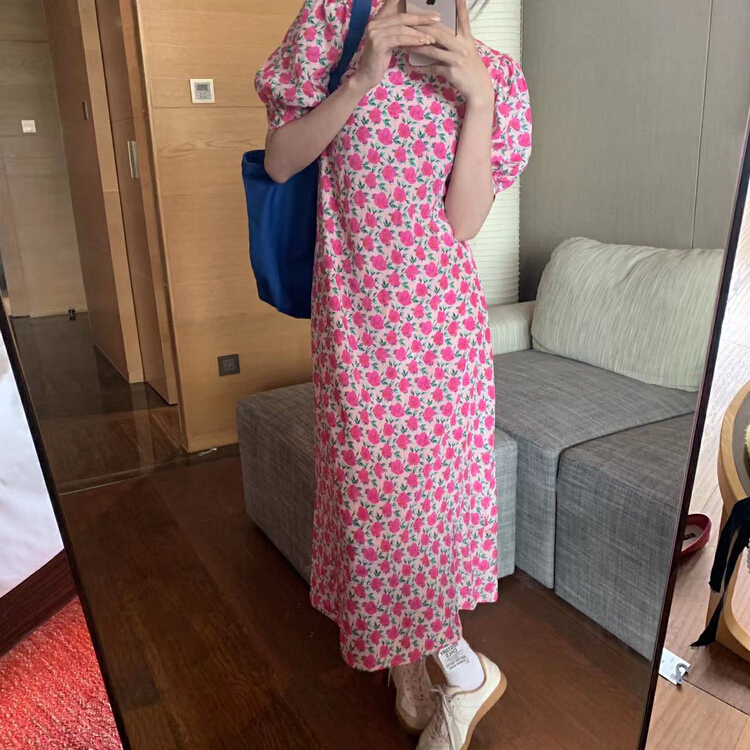 New in early summer! [finoa] casual loose drape dress 1022# CLS
