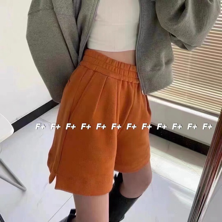 【F】 High waist slim and versatile wide leg casual shorts 1338# HBx