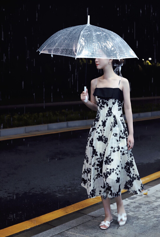New year in early spring! [LML] Vintage suspender floral patchwork dress l6430# ozq