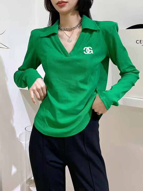 Original price 43.99! New year in early spring! [GL] Lapel embroidery, slim and versatile shirt 3203# XYY