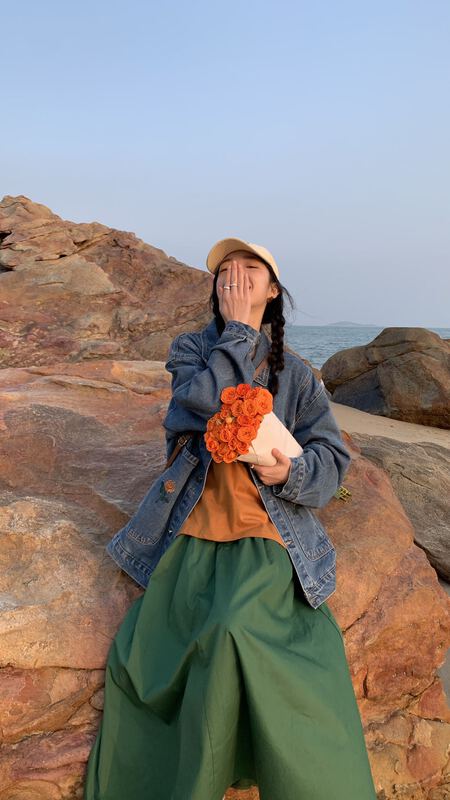 New year in early spring! [from Anna] Korean loose and versatile denim jacket 6064# LSW