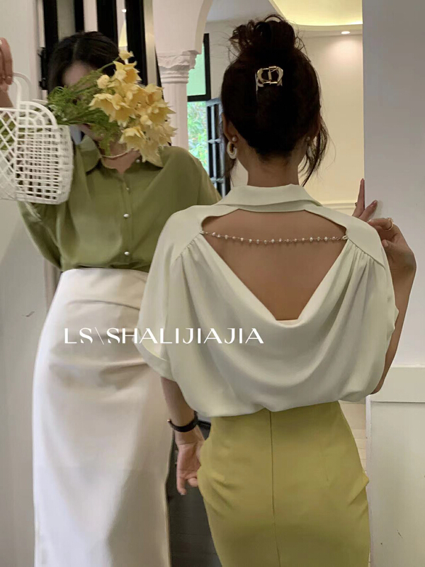 [LS] hollow out elegant blouse 2657# WPL