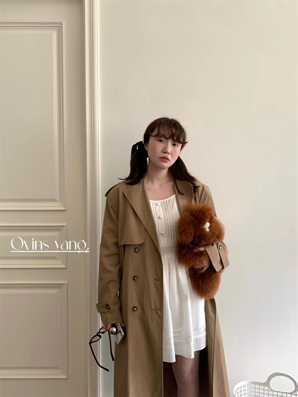 New year in early spring! [ovinsyang] Korean breasted windbreaker 8373# WTT