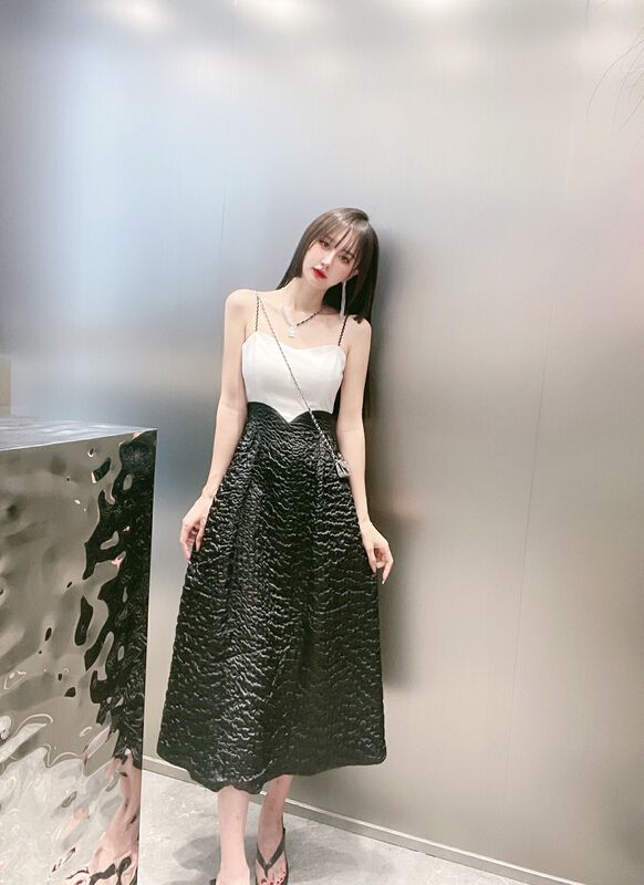 New in early summer! [M & M] Korean fashion suspender dress 16317# PCZ