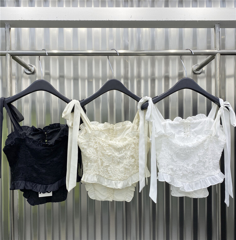 [ICC] sleeveless lace up vest / sling 8176# PCZ