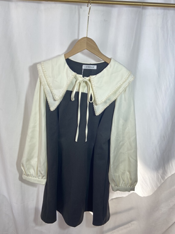 New in early summer! [yspy store] color blocking fashion age reducing slim dress ys1-749# Cl